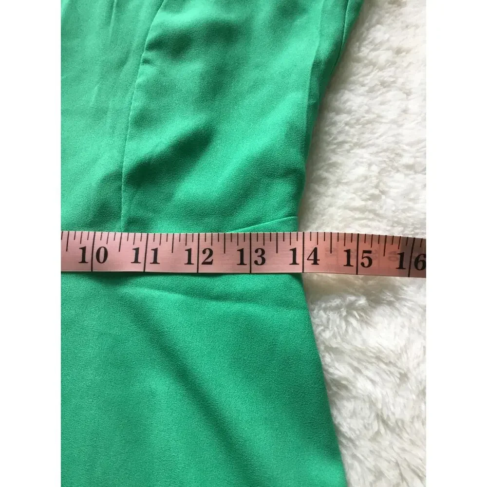 Glamour Green Backless Skater Dress - Picture 7 of 8